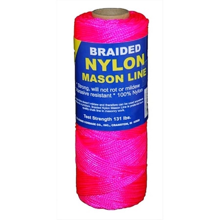 Number 1 Braided Nylon Mason With 500 Ft. In Pink